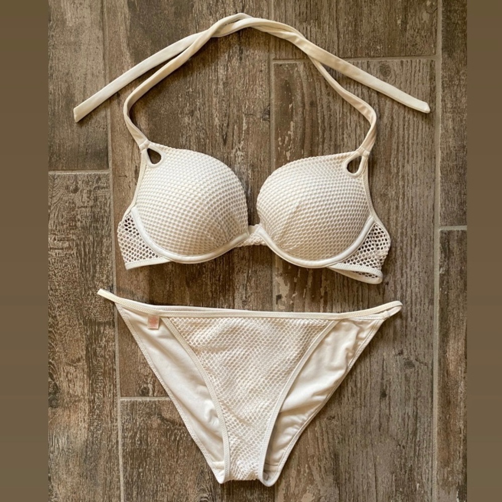 Victoria’s Secret mesh push-up bikini set